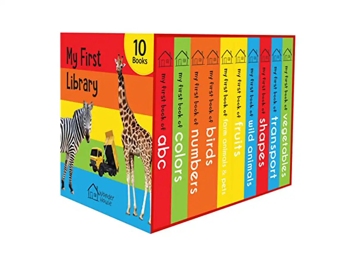 My First Library: Boxset of 10 Board Books for Kids Board book